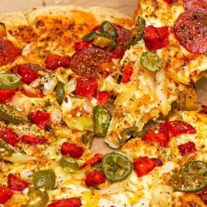 Beef & Chicken Pizza