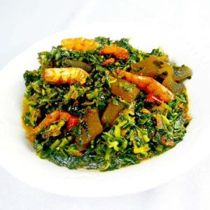 Ugu and Okro Soup