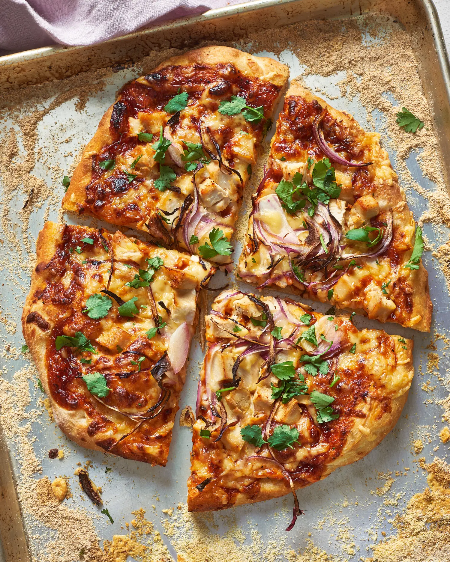 BBQ Chicken Pizza 1 BBQ Chicken Pizza